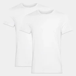 JBS 2 e slim fit bambus crew neck T-shirt* Nat T-Shirts|Undertrøjer