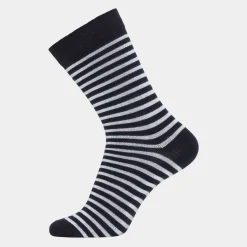 Lindbergh 5 par bambus strømper - striber* Strømper