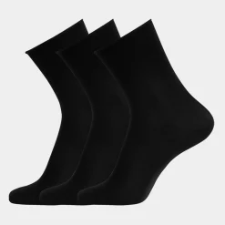 Decoy 3 par bambus strømper i sort til damer fra*Dame Strømper