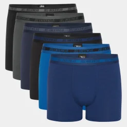 JBS 6 par bambus underbukser sort - blå* Underbukser