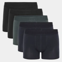 Resteröds 5 par bambus underbukser sort - grå - navy* Underbukser