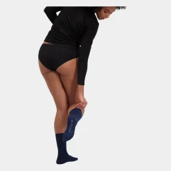 Bamboo Basics 3 par blå bambus strømper til herre og dame fra*Dame Strømper|Strømper