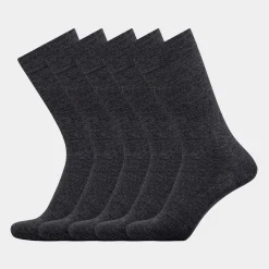 Egtved 5 par bambus strømper uden elastik* Strømper