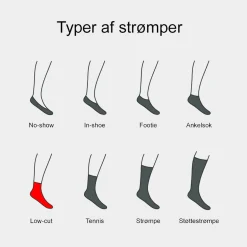 Decoy 5 par sorte bambus strømper til kvinder fra*Dame Strømper