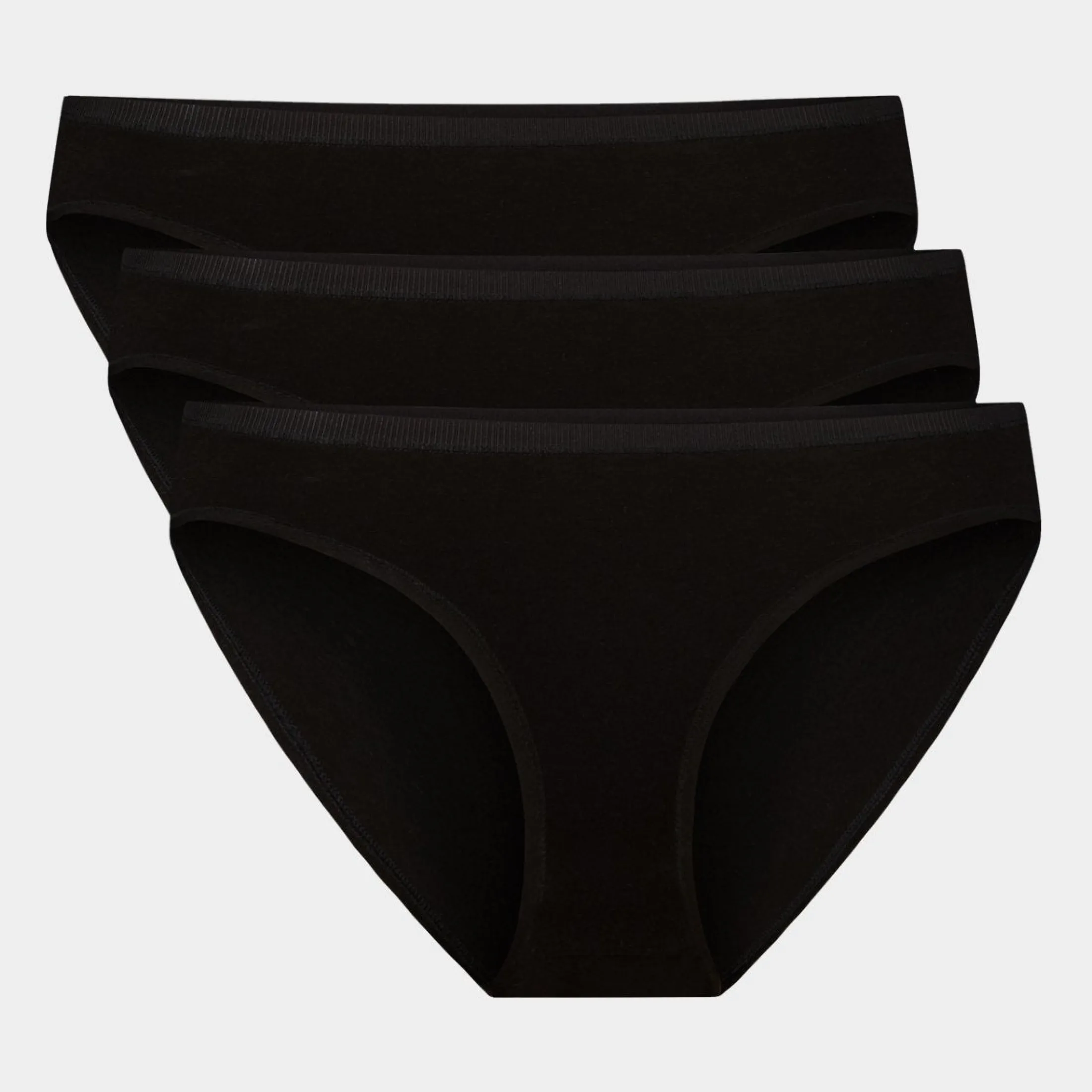 Bamboo Basics 3 par sorte bambus tai trusser til dame fra Bamboo Basic*Dame Trusser