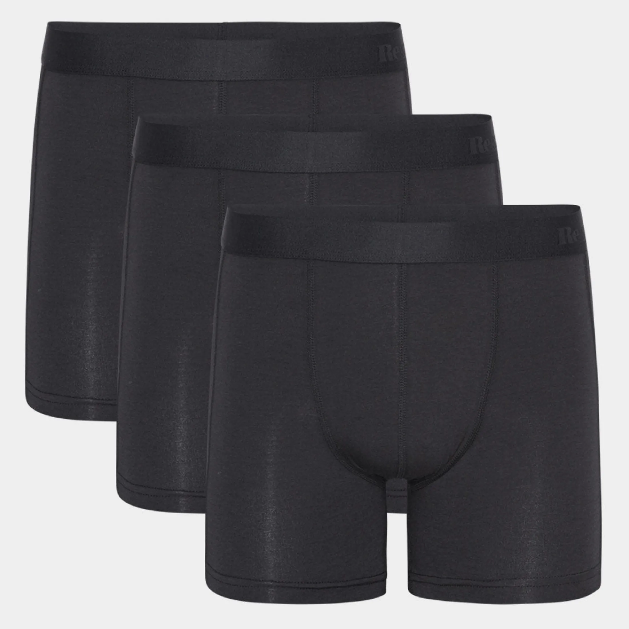 Resteröds 3 par sorte bambus underbukser med lange ben* Underbukser