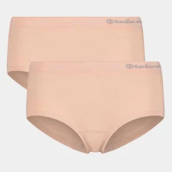 Bamboo Basics 2 stk bambus hipster rose til dame fra Bamboo Basic*Dame Trusser