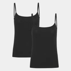 Copenhagen Bamboo 2 stk e bambus top med tynde stropper fra*Dame Toppe|Undertrøjer