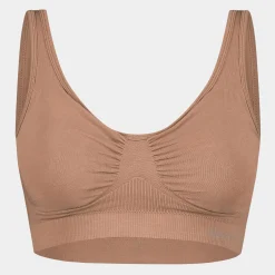 Bamboo Basics Bambus polstret BH uden bøjle i tan til dame fra Bamboo Basic*Dame Bh'Er Uden Bøjle