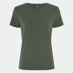 JBS of Denmark Bambus T-shirt med rund hals i army til damer fra*Dame T-Shirts