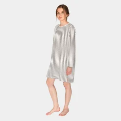 CCDK Bea bambus natkjole med grå striber fra*Dame Natkjoler