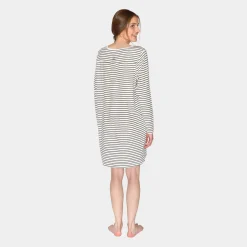 CCDK Bea bambus natkjole med grå striber fra*Dame Natkjoler