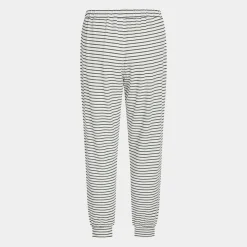 CCDK Betty bambus natbukser hvid med grå striber fra*Dame Natbukser Og -Shorts