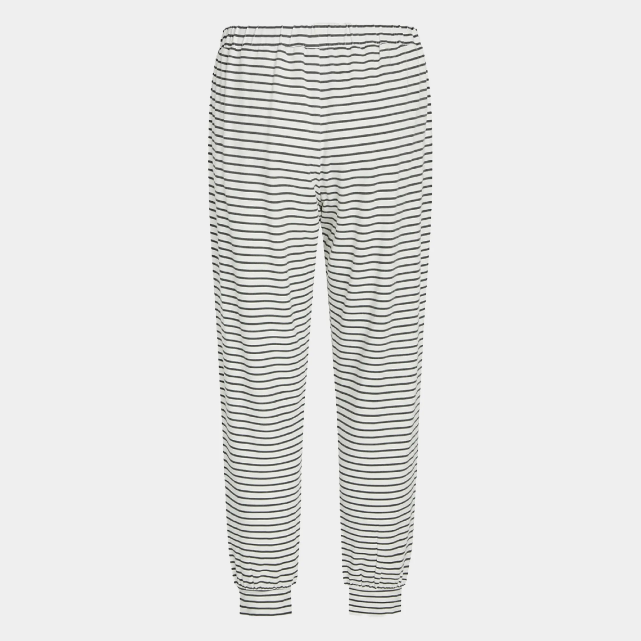 CCDK Betty bambus natbukser hvid med grå striber fra*Dame Natbukser Og -Shorts