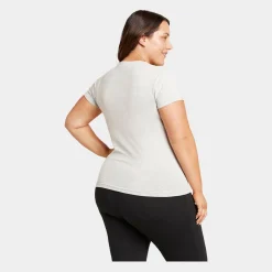 Boody Grå bambus T-shirt med rund hals til damer fra*Dame T-Shirts