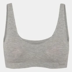 Boody Grå foret og sømfri bambus bh uden bøjle til dame fra*Dame Bh'Er Uden Bøjle