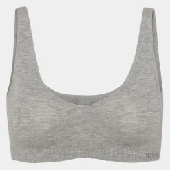 Boody Grå sømfri, super komfortabel, bambus bh uden bøjle fra*Dame Bh'Er Uden Bøjle