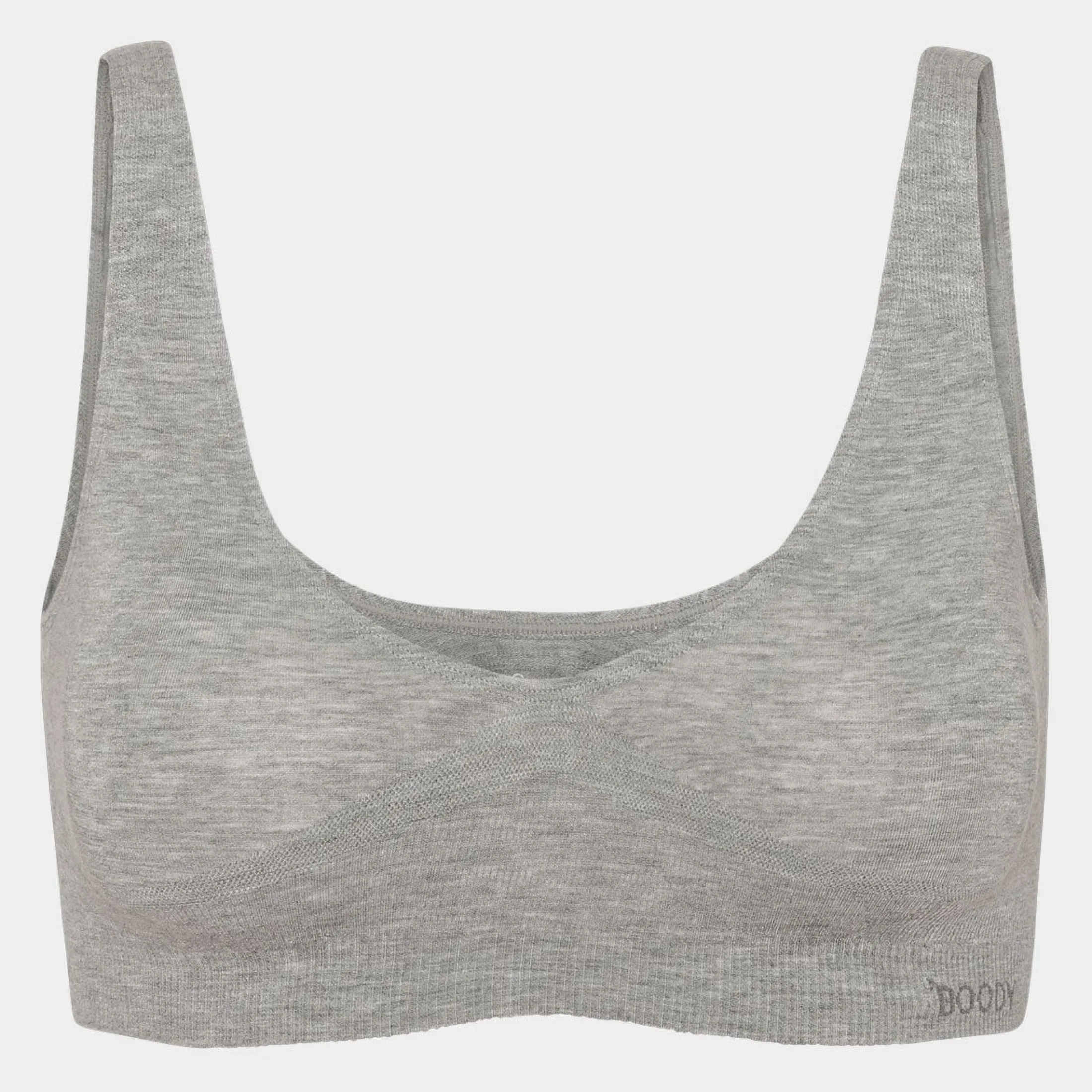 Boody Grå sømfri, super komfortabel, bambus bh uden bøjle fra*Dame Bh'Er Uden Bøjle