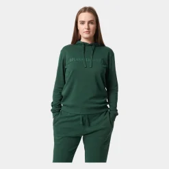 Copenhagen Bamboo Grøn bambus hoodie med logo til dame fra*Dame Hoodies