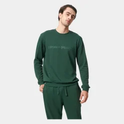 Copenhagen Bamboo Grøn bambus sweatshirt med logo* Sweatshirts