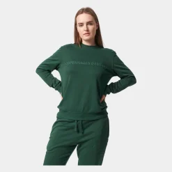 Copenhagen Bamboo Grøn bambus sweatshirt med logo til dame fra*Dame Sweatshirts