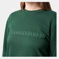 Copenhagen Bamboo Grøn bambus sweatshirt med logo til dame fra*Dame Sweatshirts