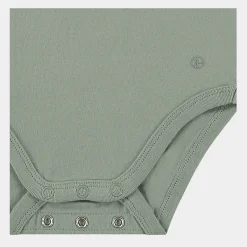 Bamboo Basics Kortærmet bambus body - , grøn, beige - fra*Børn Bodyer