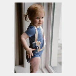 Bamboo Basics Kortærmet bambus body - , grøn, beige - fra*Børn Bodyer