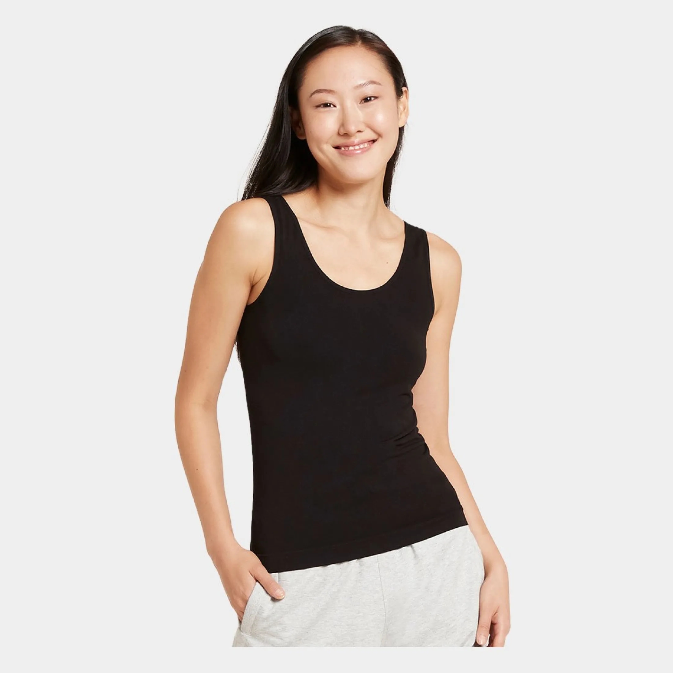 Boody Lækker bambus tank top med bred strop til dame fra*Dame Toppe|Undertrøjer