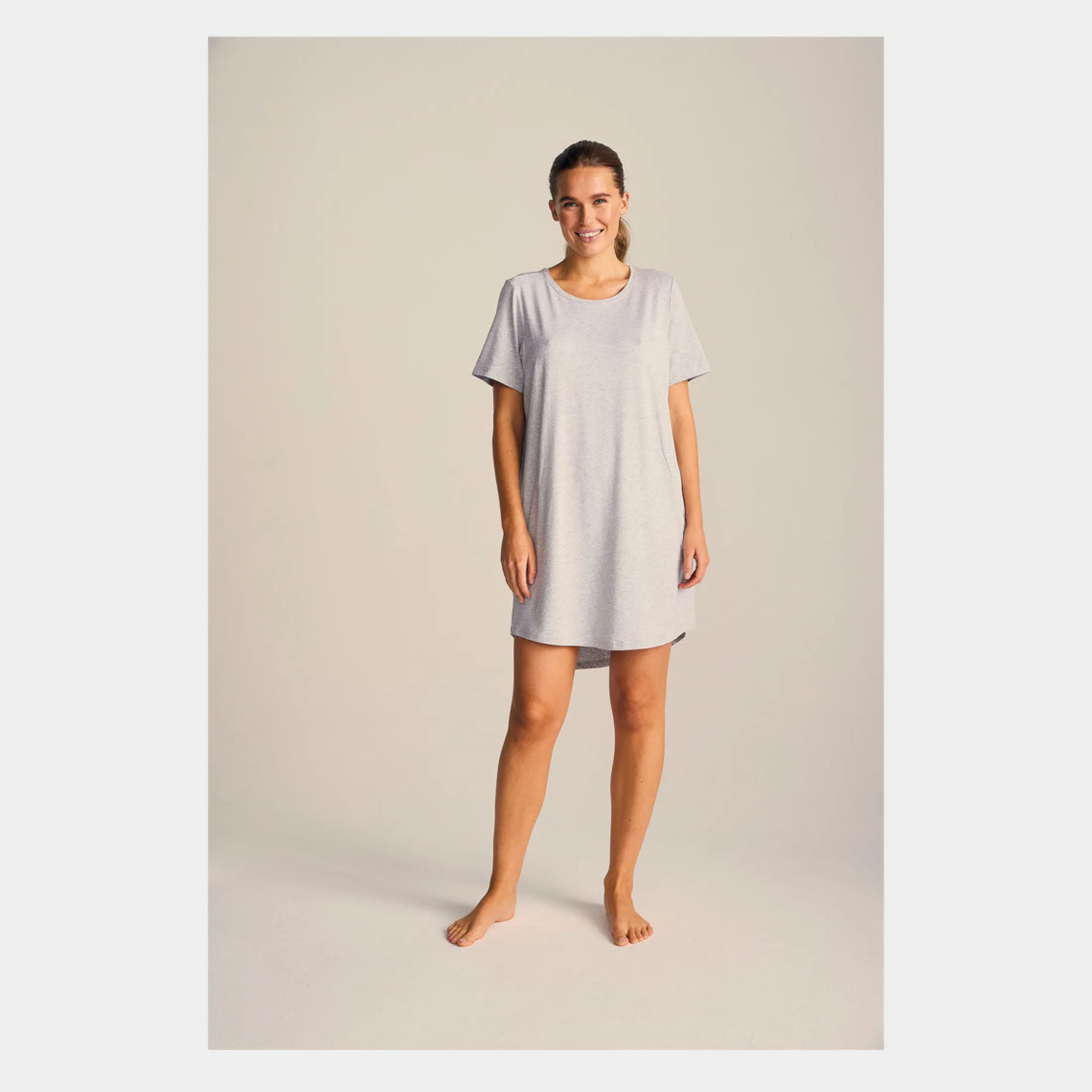 JBS of Denmark bambus T-shirt kjole til dame fra*Dame Natkjoler|T-Shirt Kjoler