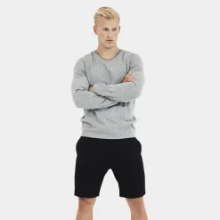 JBS of Denmark Lysegråt - sort bambus homewear sæt* Joggingsæt