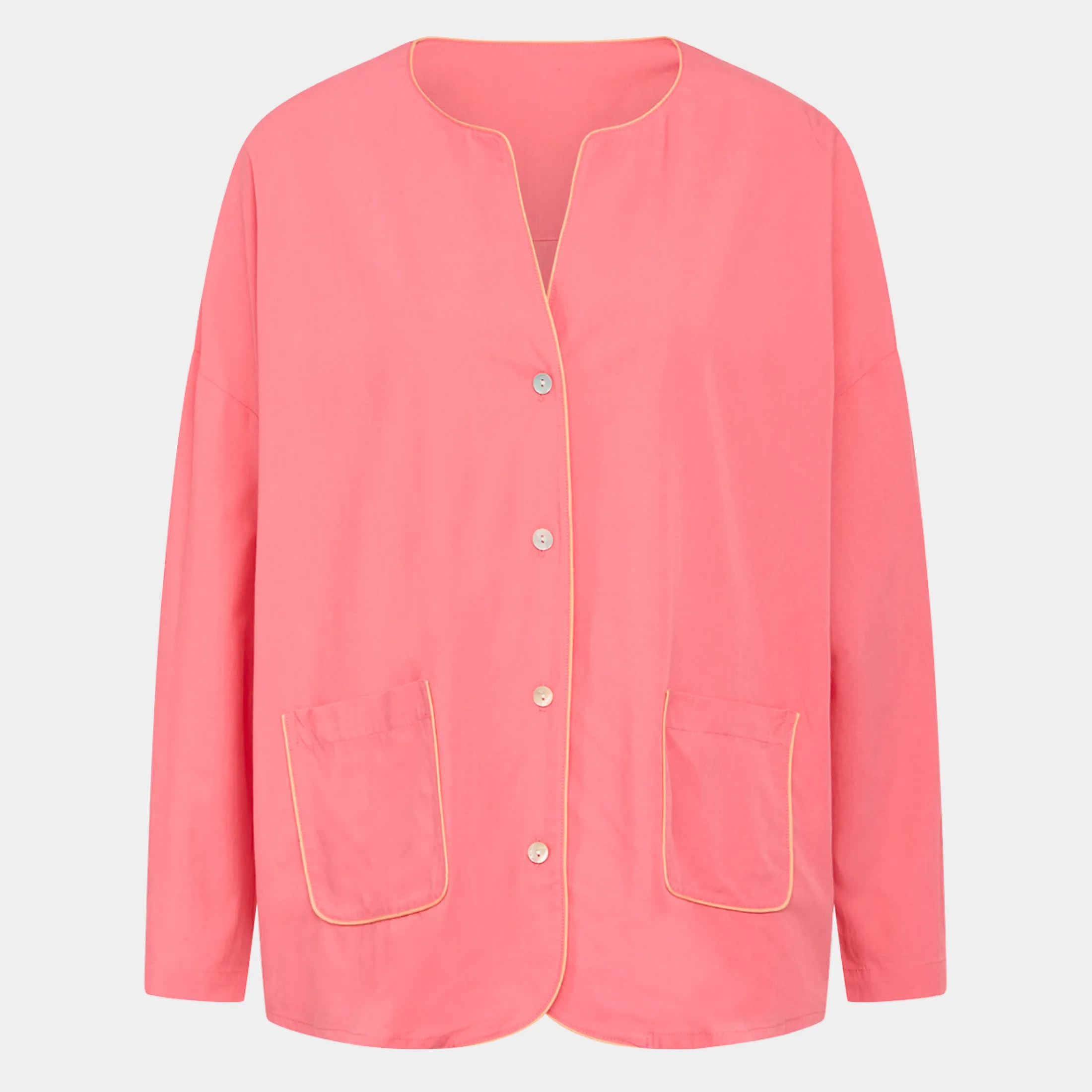 CCDK Marion koral bambus natskjorte*Dame Nattoppe Og -Skjorter