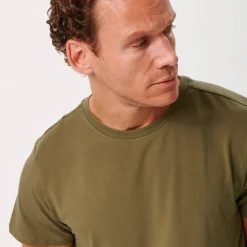 Copenhagen Bamboo Oliven crew neck bambus T-shirt* T-Shirts