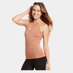 Boody Pale bambus top med tynde stropper til dame fra*Dame Toppe|Undertrøjer