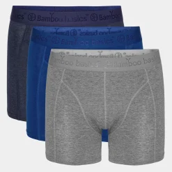 Bamboo Basics Rico bambus underbukser - Grå - meleret blå - Blå 3 pak* Underbukser