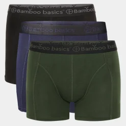 Bamboo Basics Rico bambus underbukser - sort, army og navy 3 pak* Underbukser