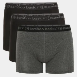 Bamboo Basics Rico bambus underbukser - og mørkegrå 3 pak* Underbukser