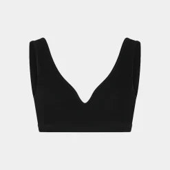 CCDK Sort bh top i bambus med bred strop*Dame Toppe|Undertrøjer