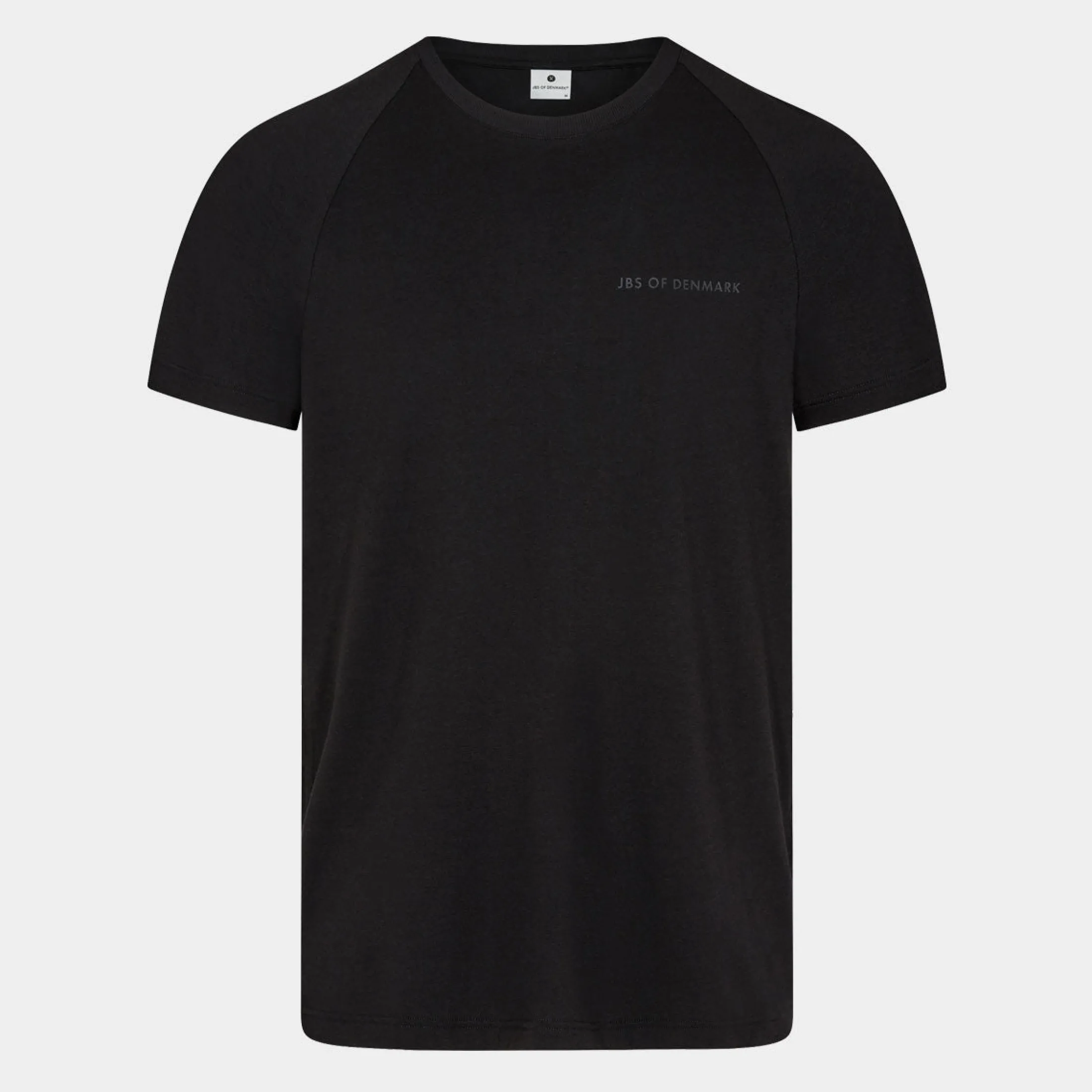 JBS of Denmark Sort crew neck bambus T-shirt med raglanærmer* T-Shirts