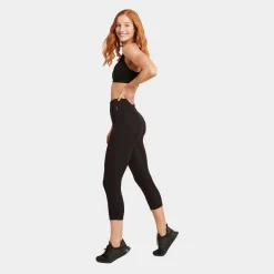Boody Sorte bambus 3/4 træningstights til dame fra*Dame Træningsbukser