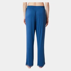 CCDK Superbløde blå bambus natbukser med blondekant fra*Dame Natbukser Og -Shorts