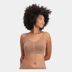 Bamboo Basics Tan bambus BH uden bøjle og polstring i flot 2 pak fra*Dame Bh'Er Uden Bøjle
