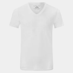Bamboo Basics Vinn bambus slim fit T-shirt - Hvid 2 pak* Nat T-Shirts|T-Shirts